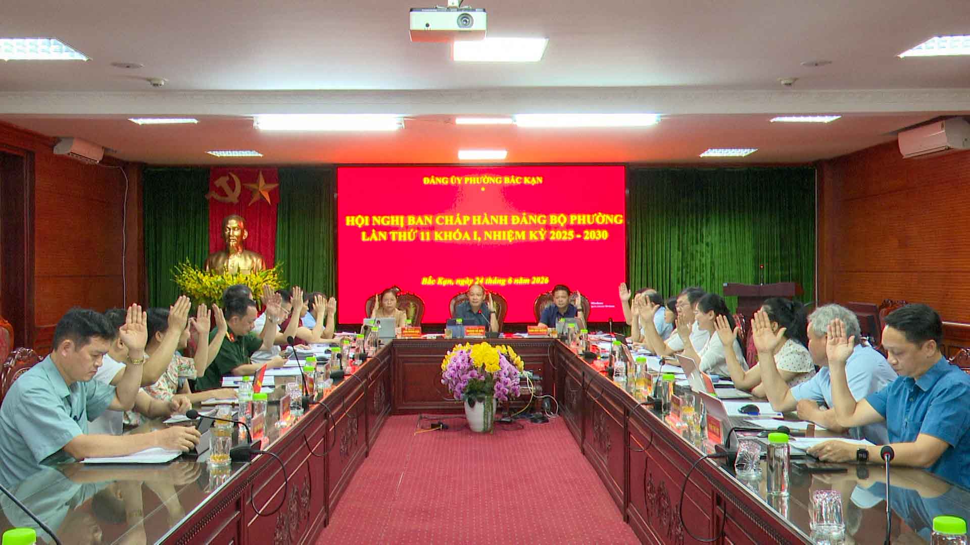 HỘI NGHỊ BAN CHẤP HÀNH ĐẢNG BỘ PHƯỜNG BẮC KẠN LẦN THỨ 11 NHIỆM KỲ 2025- 2030